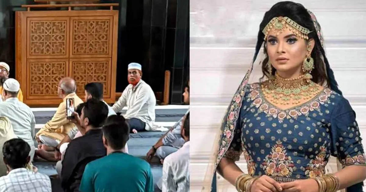 মসজিদে খেজুর ছিটিয়ে বিয়ে করলেন শবনম ফারিয়া