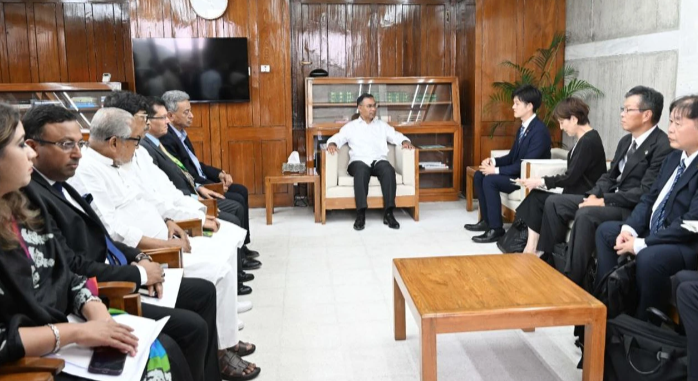 প্রধানমন্ত্রীর সঙ্গে জাপান সরকারের কৃষিমন্ত্রী ও উচ্চপর্যায়ের প্রতিনিধি দলের সাক্ষাৎ