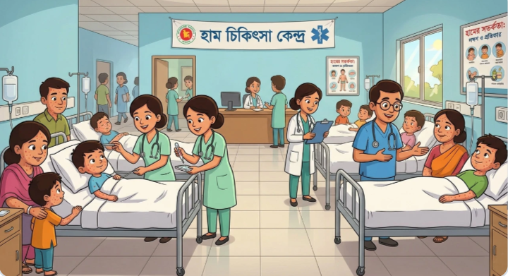 ২৪ ঘণ্টায় হাম ও হামের উপসর্গে ১১ শিশুর মৃত্যু
